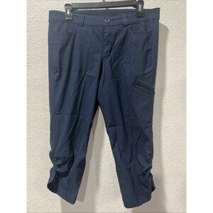 Eddie Bauer Sightscape Horizon Cargo Capri Nylon Stretch Pockets  Women's SZ10